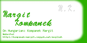 margit kompanek business card